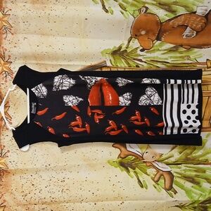 Tango Mango Sexy Showstopper Graphics Lips/Chili Peppers Patterns M